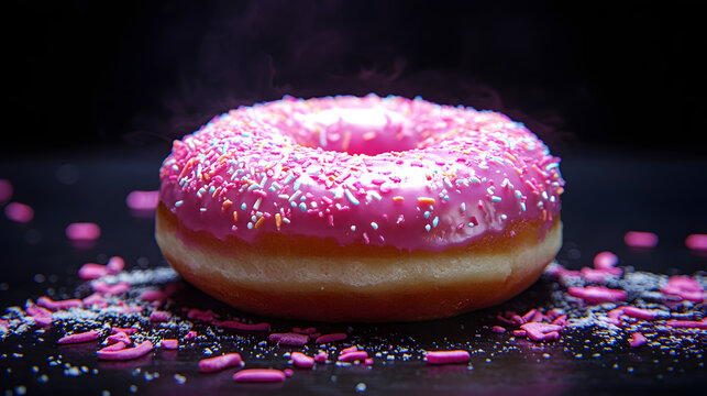 donut with sprinkles