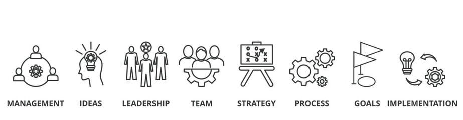 Banner of capacity building vector illustration concept with icons of training, learning, knowledge, skills, coaching, support, development