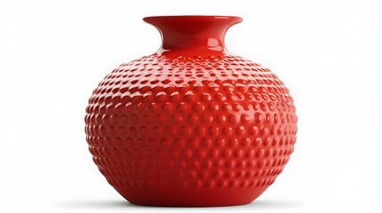 Red Textured Rubber Bottle for Hot Water Use and Decorative Display