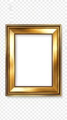 Minimalist Square Gold Frame for Elegant Artwork Display