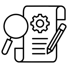 Research Project Outline Icon