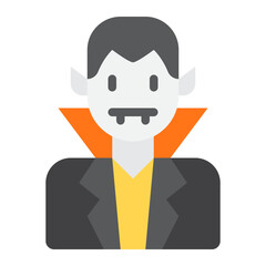 3D Illustration, character vampire with cape