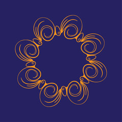 abstract background with frame