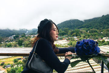 Siriphum Waterfall Viewpoint, a tourist attraction in Chiang Mai, Ban Luang Subdistrict, Chom Thong...