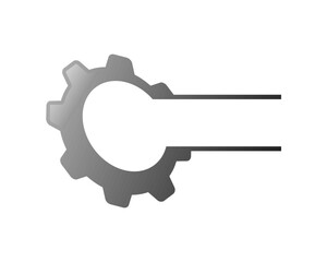 gear frame text for company