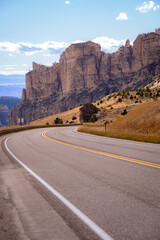 Yellow leaves in an autumn scene