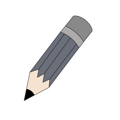 Gray Pencil Illustration