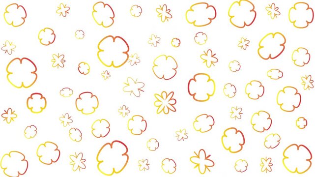 Abstract pastel clover and floral patterns ideal for backgrounds, textiles, stationery, and packaging design projects needing soft and dreamy visuals.