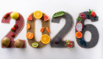 the number 2026 from fruit