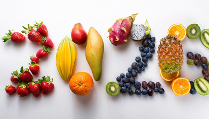 the number 2026 from fruit