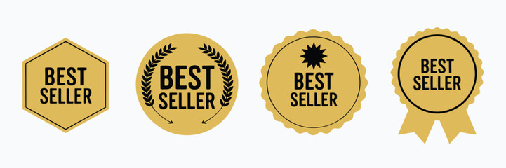 Fototapeta premium Best Seller & Quality Labels