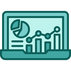 Data Dashboard solid icon