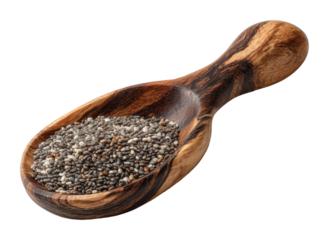 Chia seed preparation kitchen food home healthy isolated on transparent background