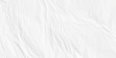 White paper wrinkled texture for background space. Rough white paper. Paper texture, recycled creased paper background.	
