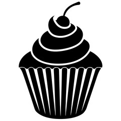 cupcake with chocolate