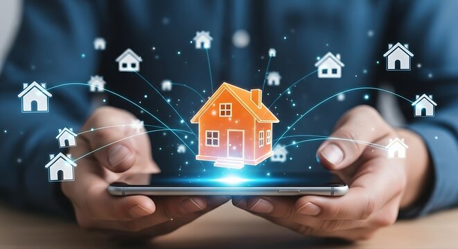 Find your dream home now using our innovative real estate app with a stunning interface, connecting you to houses around the globe with ease