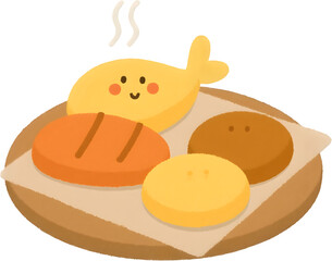 아늑한겨울간식모음_붕어빵과군고구마