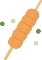 중앙배치_어묵꼬치_일러스트_흰배경