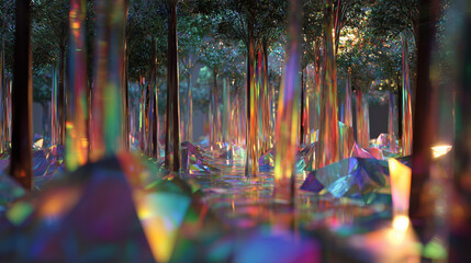 Holographic Woodland Wonderland