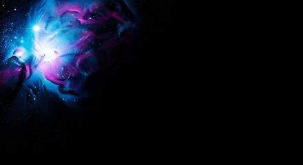 Vibrant cosmic nebula glows with brilliant starlight, inspiring wonder and exploration of the vast universe.