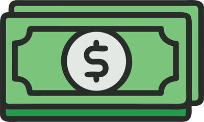 green dollar sign