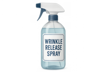 Wrinkle release spray bottle refreshing laundry item
