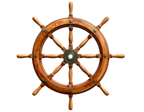 wooden steering wheel