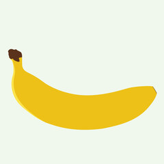 Banana fruit realistic vector illustration