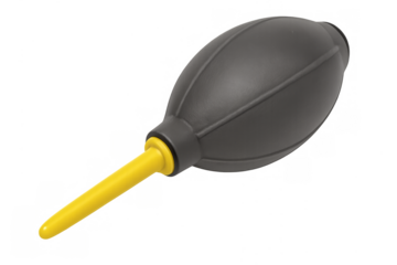 Air blower dust pump for camera lens cleaning