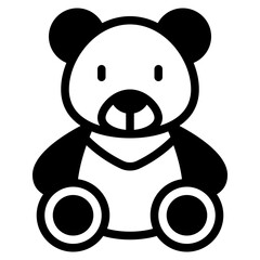 Simple vector icon of stuffed food item with filling.