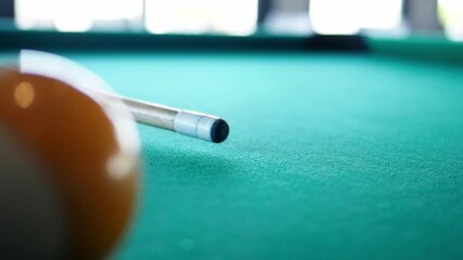 Pool game in action at local recreation center