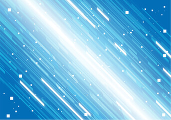 抽象的な青色のデジタルなライン