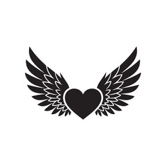 Valentine day love red heart shape symbol.