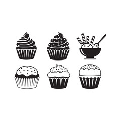 summer cool ice crem in black colour.