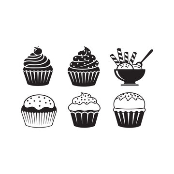 summer cool ice crem in black colour.