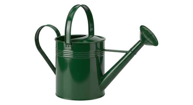 Green Watering Can Garden Tool Equipment Gardening Plant Care Sprinkler