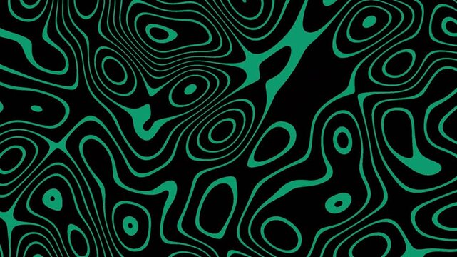 Abstract topographic contour line liquid retro wave seamless VJ loop background neon gradient glowing fluid motion hypnotic organic flow futuristic vaporwave design ultra HD 4K motion texture pattern  - Powered by Adobe