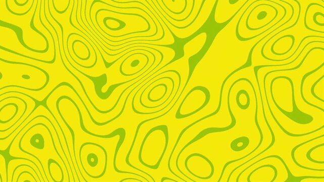 Abstract topographic contour line liquid retro wave seamless VJ loop background neon gradient glowing fluid motion hypnotic organic flow futuristic vaporwave design ultra HD 4K motion texture pattern 