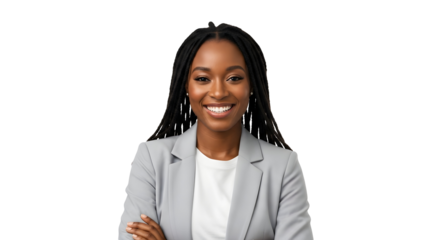 Confident Businesswoman Portrait Smiling Young Professional Leader Success