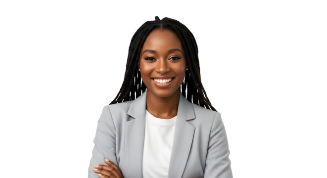 Confident Businesswoman Portrait Smiling Young Professional Leader Success