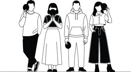 Emotional expression and mental health awareness concept image