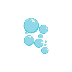 Bubble water logo and symbol design