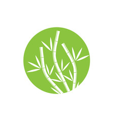 Bamboo Logo Template vector icon illustration design
