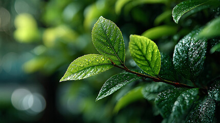  Lush Greenery Bathed in Warm Sunlight.