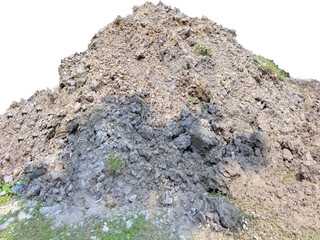 Large Soil Heap at Building Site