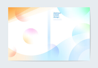 기하 도형 그라데이션 백그라운드