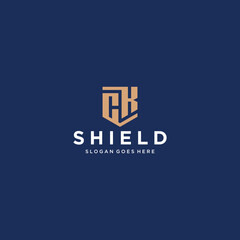 CK Shield Logo Design Inspiration