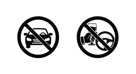 No driving under influence and no alcohol allowed while operating vehicles