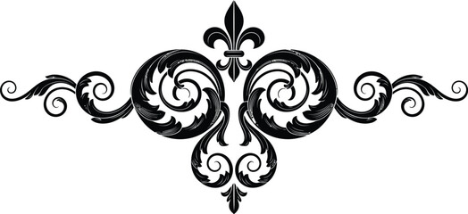 Download decorative flourish vector ornament design element