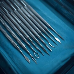 surgical instruments close up